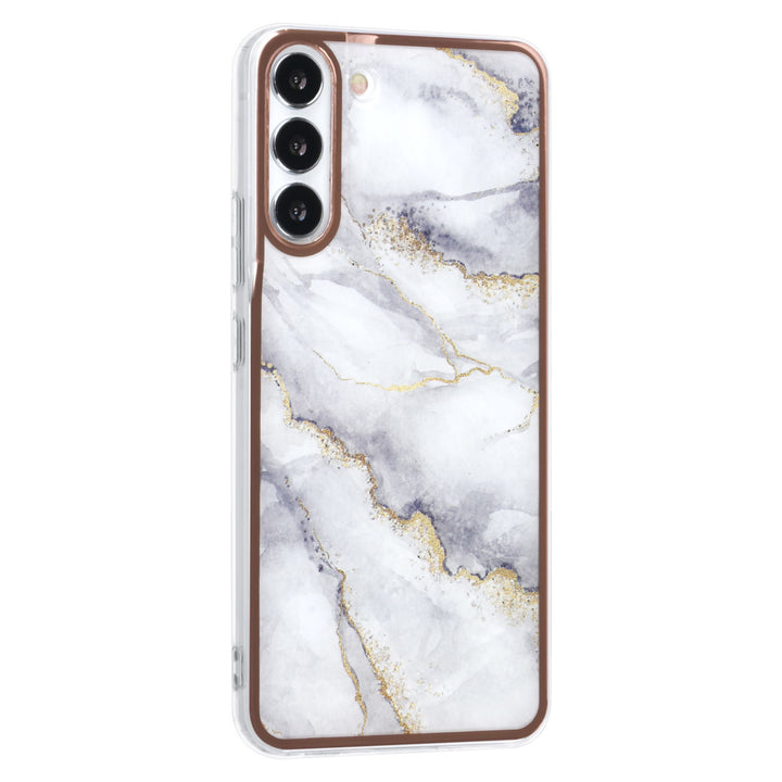 UNIQ Accessory Samsung Galaxy S22 Plus TPU Backcover - Marble White-Hoesjes-Ilumina Benelux