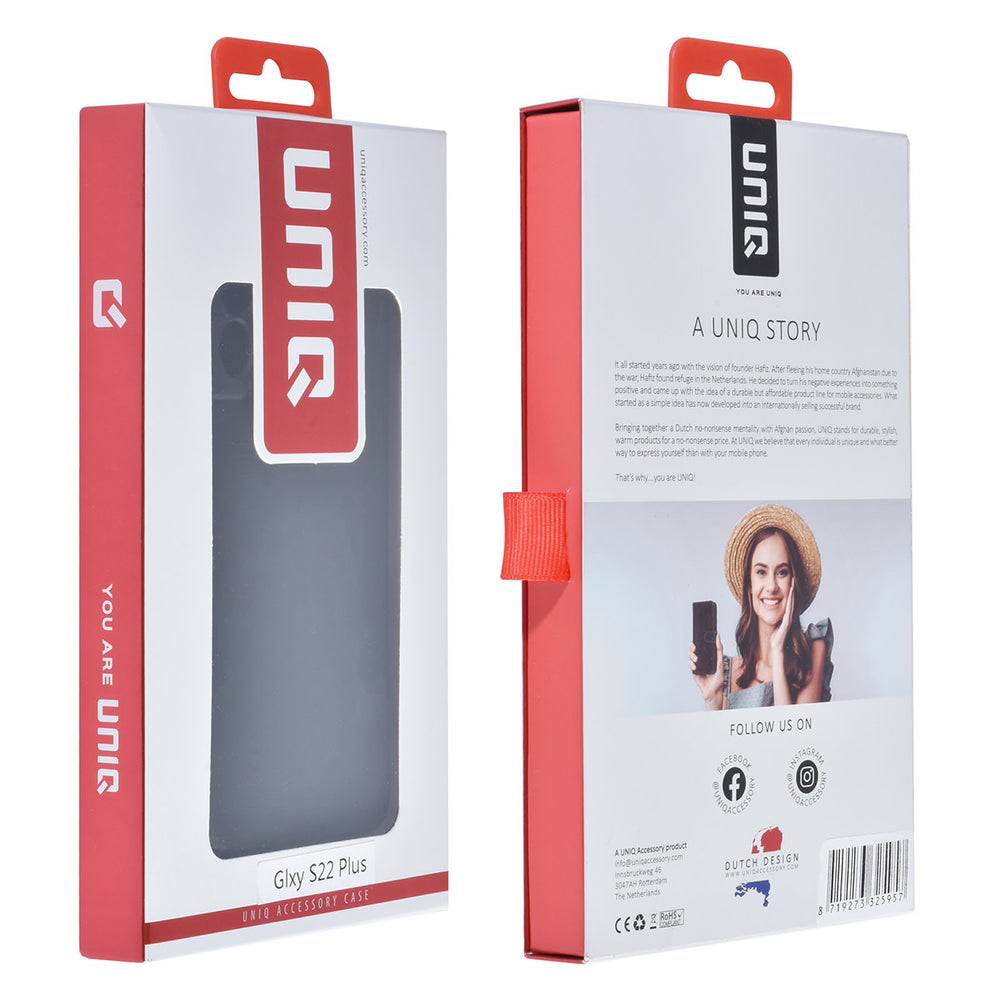 UNIQ Accessory Samsung Galaxy S22 Plus TPU Backcover - Zwart-Hoesjes-Ilumina Benelux