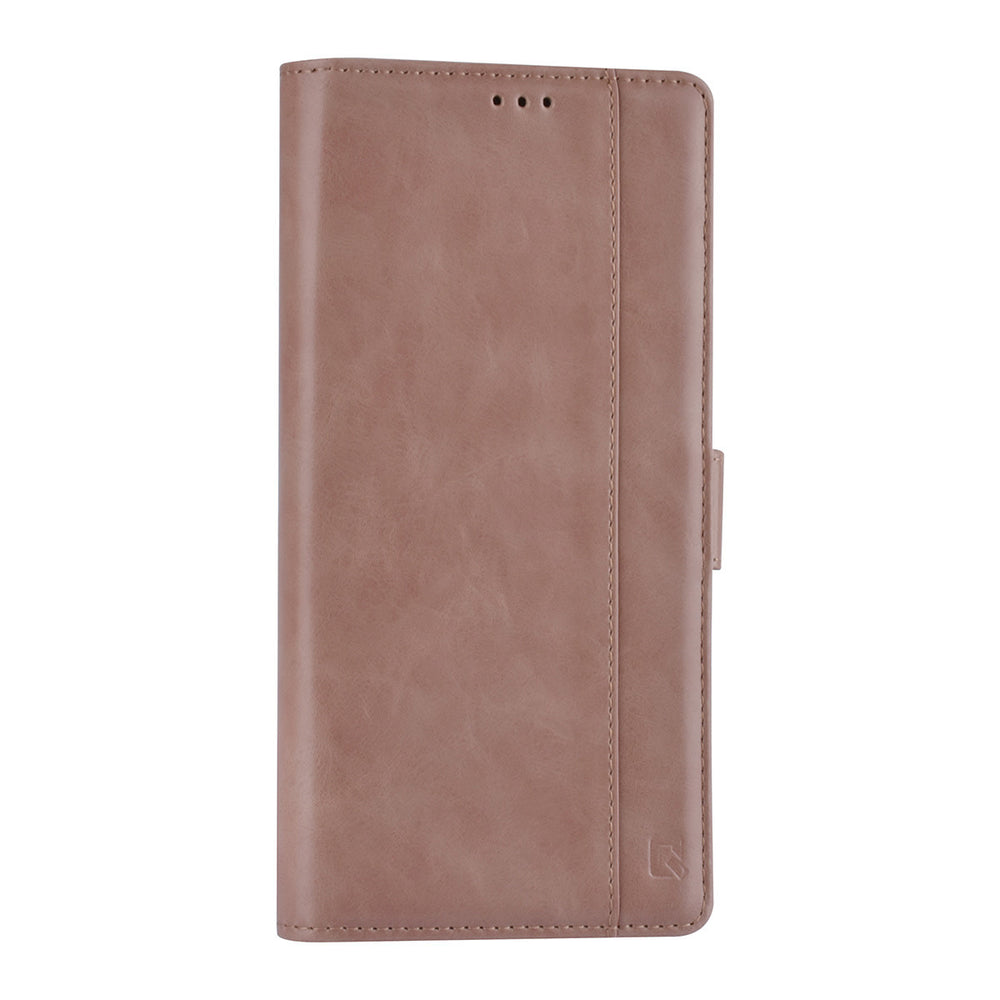 UNIQ Accessory Samsung Galaxy S22 Ultra Book Case hoesje - Pasjeshouder voor 3 pasjes - Magneetsluiting - Rose Gold-Hoesjes-Ilumina Benelux