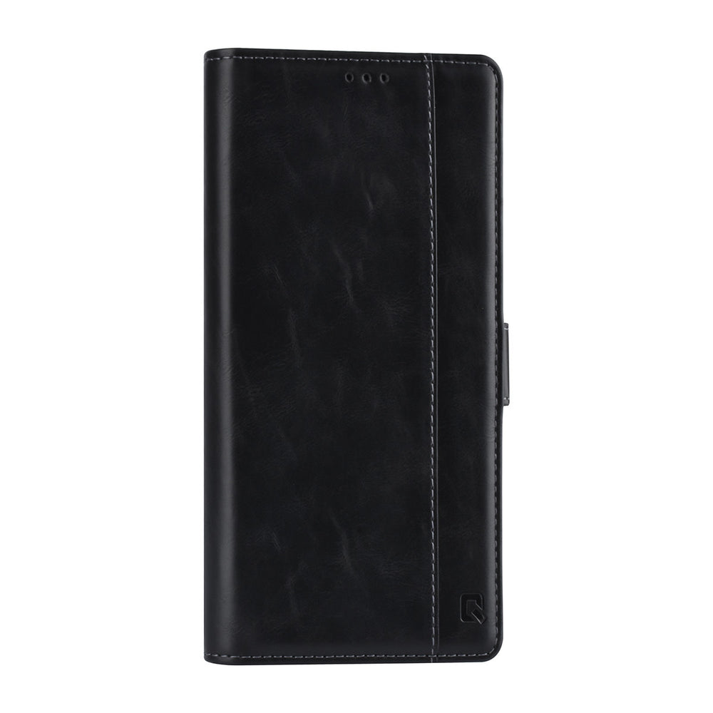 UNIQ Accessory Samsung Galaxy S22 Ultra Book Case hoesje - Pasjeshouder voor 3 pasjes - Magneetsluiting - Zwart-Hoesjes-Ilumina Benelux