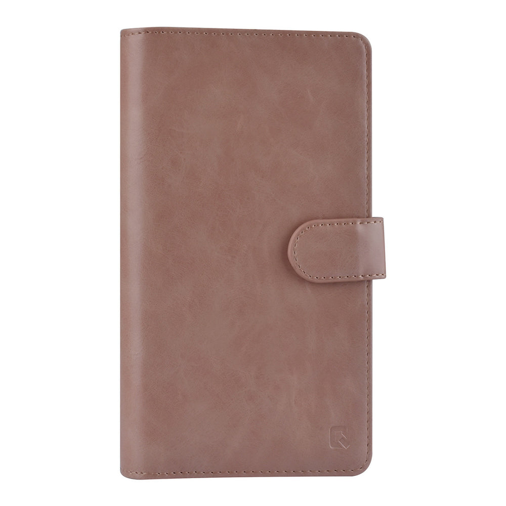 UNIQ Accessory Samsung Galaxy S22 Ultra Book Case hoesje - Pasjeshouder voor 9 pasjes - Magneetsluiting - Rose Gold-Hoesjes-Ilumina Benelux