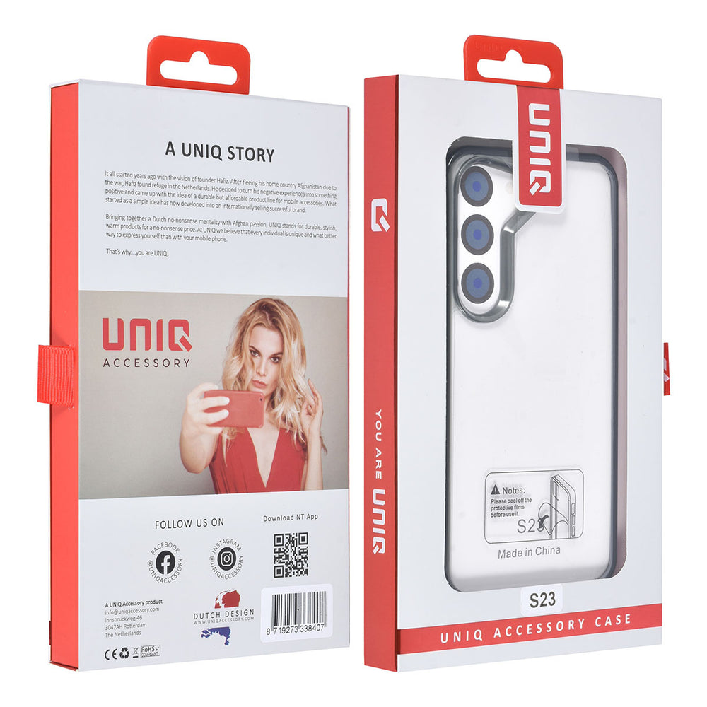 UNIQ Accessory Samsung Galaxy S23 Backcover hoesje - Zwart-Hoesjes-Ilumina Benelux