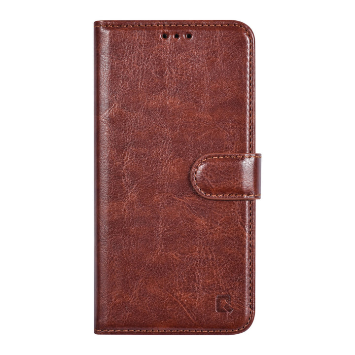 UNIQ Accessory Samsung Galaxy S23 Book Case hoesje - Pasjeshouder voor 3 pasjes - Hanger - Bruin-Hoesjes-Ilumina Benelux