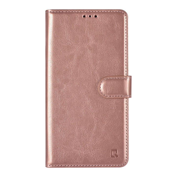 UNIQ Accessory Samsung Galaxy S23 FE Book Case hoesje Pasjeshouder - Rose Gold-Hoesjes-Ilumina Benelux