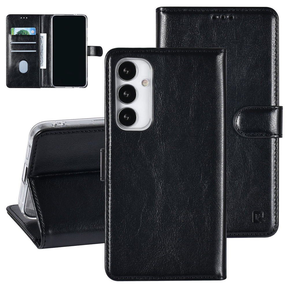 UNIQ Accessory Samsung Galaxy S23 FE Book Case hoesje Pasjeshouder - Zwart-Hoesjes-Ilumina Benelux