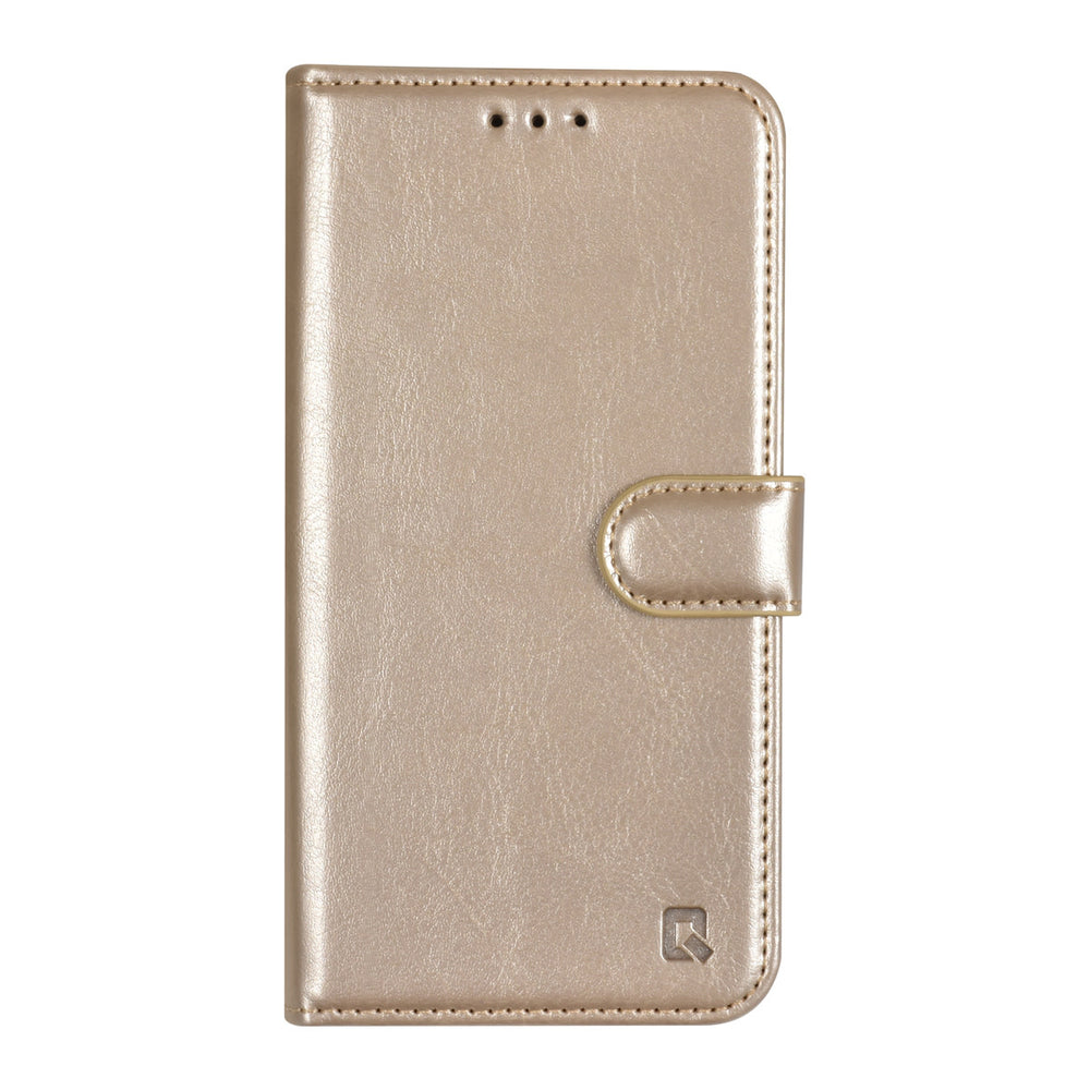 UNIQ Accessory Samsung Galaxy S23 Plus Book Case hoesje - Pasjeshouder voor 3 pasjes - Hanger - Goud-Hoesjes-Ilumina Benelux