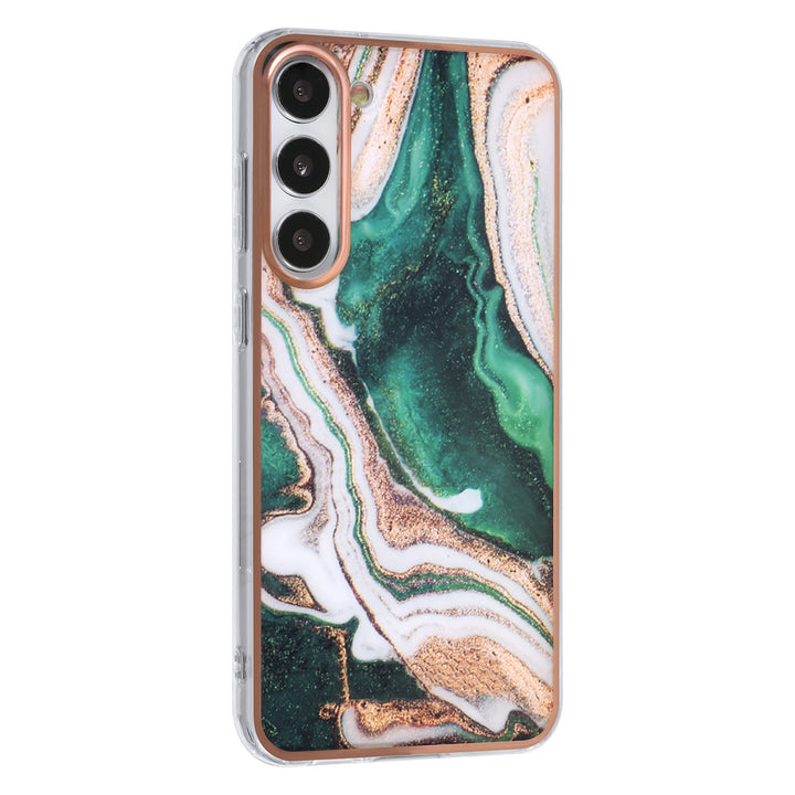 UNIQ Accessory Samsung Galaxy S23 Plus TPU Backcover - Marble Green-Hoesjes-Ilumina Benelux