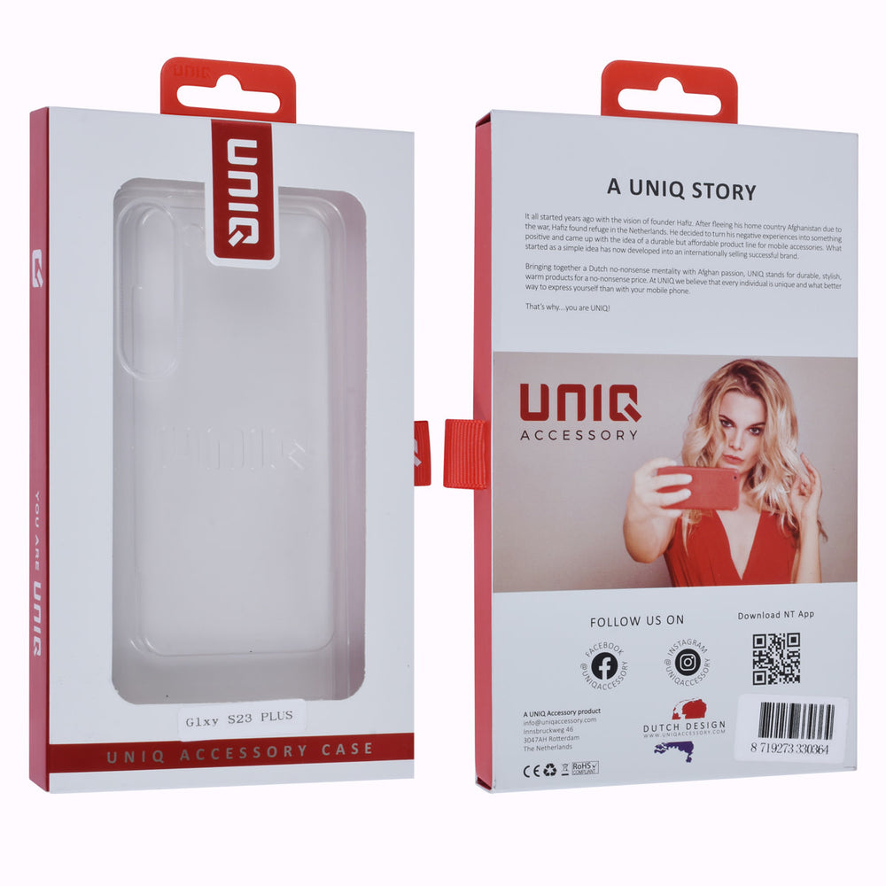 UNIQ Accessory Samsung Galaxy S23 Plus TPU Backcover - Transparant-Hoesjes-Ilumina Benelux