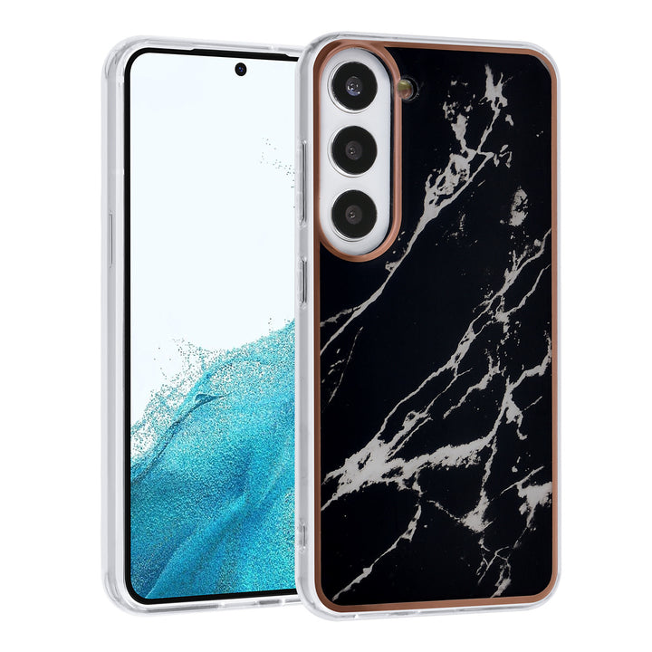 UNIQ Accessory Samsung Galaxy S23 TPU Backcover - Marble Black-Hoesjes-Ilumina Benelux