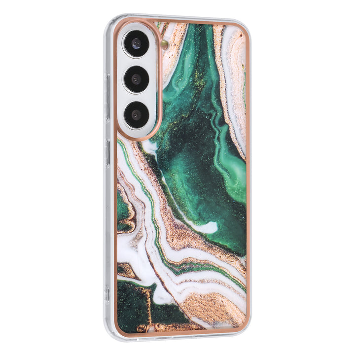 UNIQ Accessory Samsung Galaxy S23 TPU Backcover - Marble Green-Hoesjes-Ilumina Benelux