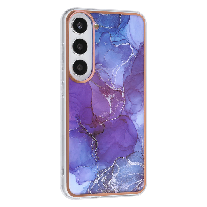 UNIQ Accessory Samsung Galaxy S23 TPU Backcover - Marble Purple-Hoesjes-Ilumina Benelux
