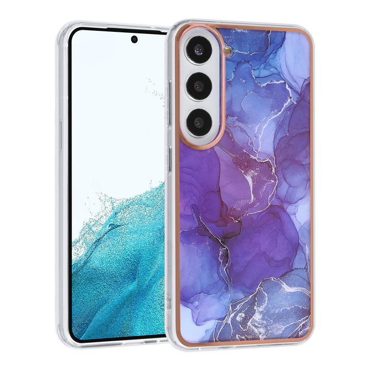 UNIQ Accessory Samsung Galaxy S23 TPU Backcover - Marble Purple-Hoesjes-Ilumina Benelux