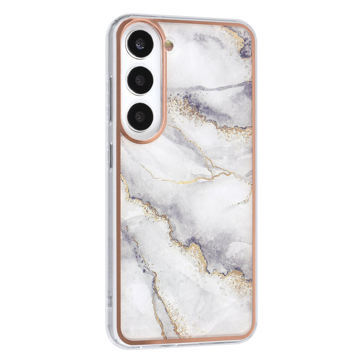 UNIQ Accessory Samsung Galaxy S23 TPU Backcover - Marble White-Hoesjes-Ilumina Benelux