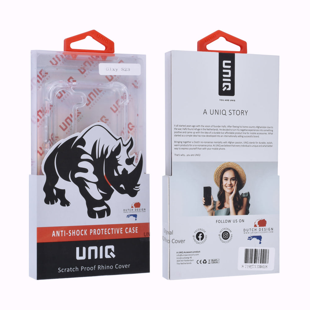 UNIQ Accessory Samsung Galaxy S23 TPU Backcover - Transparant - Antishock-Hoesjes-Ilumina Benelux