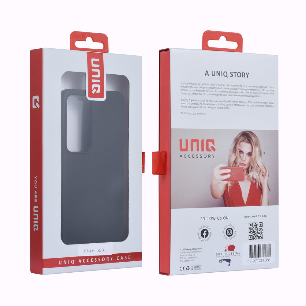 UNIQ Accessory Samsung Galaxy S23 TPU Backcover - Zwart-Hoesjes-Ilumina Benelux