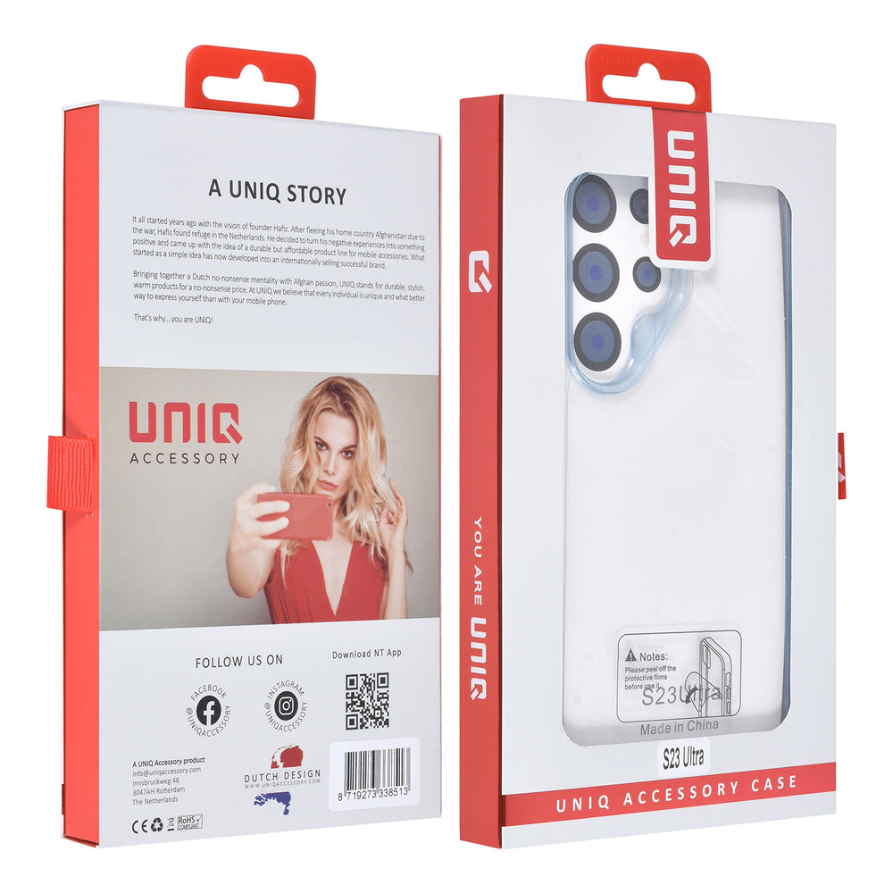 UNIQ Accessory Samsung Galaxy S23 Ultra Backcover hoesje - Blauw-Hoesjes-Ilumina Benelux