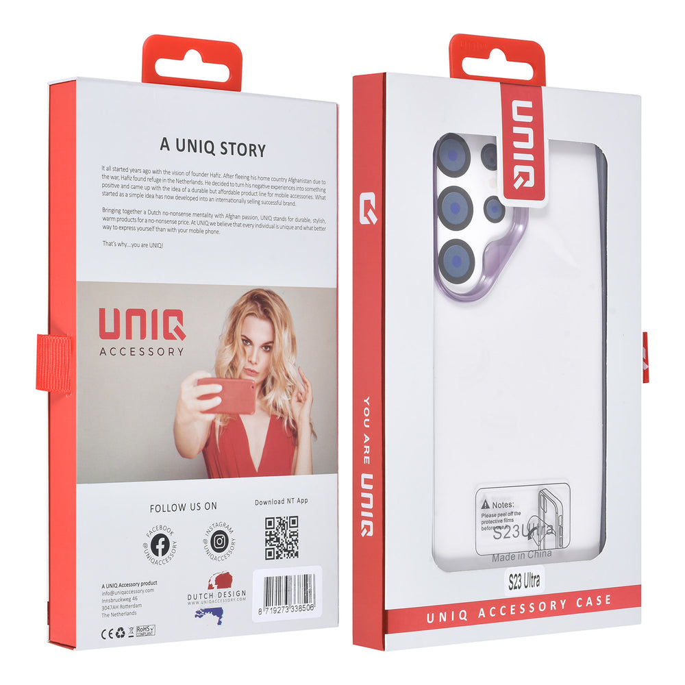 UNIQ Accessory Samsung Galaxy S23 Ultra Backcover hoesje - Paars-Hoesjes-Ilumina Benelux