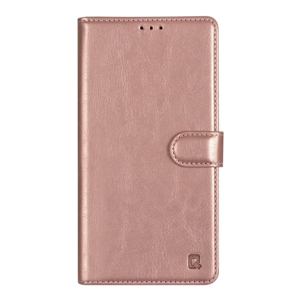 UNIQ Accessory Samsung Galaxy S23 Ultra Book Case hoesje - Pasjeshouder voor 3 pasjes - Hanger - Rose Gold-Hoesjes-Ilumina Benelux