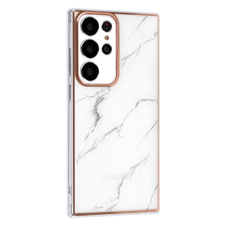 UNIQ Accessory Samsung Galaxy S23 Ultra TPU Backcover - Marble-Hoesjes-Ilumina Benelux