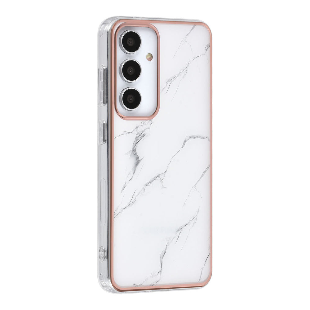 UNIQ Accessory Samsung Galaxy S24 Backcover hoesje Gold Line - Marble-Hoesjes-Ilumina Benelux