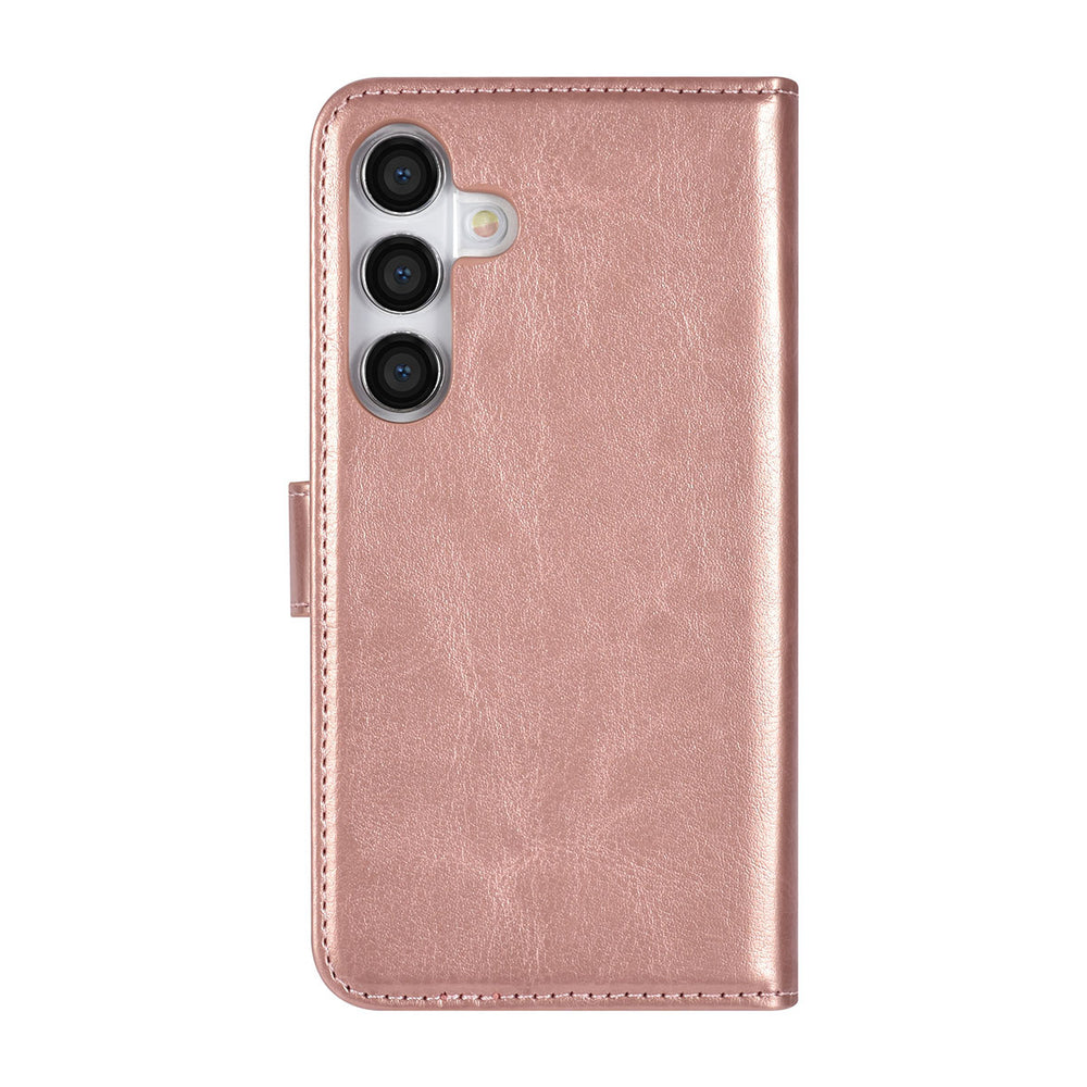 UNIQ Accessory Samsung Galaxy S24 Book Case hoesje 3 pasjeshouder - Rose Gold-Hoesjes-Ilumina Benelux
