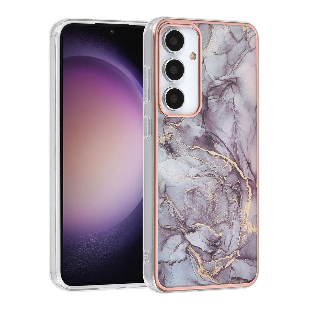 UNIQ Accessory Samsung Galaxy S24 Plus Back Cover hoesje - Marble Grey-Hoesjes-Ilumina Benelux
