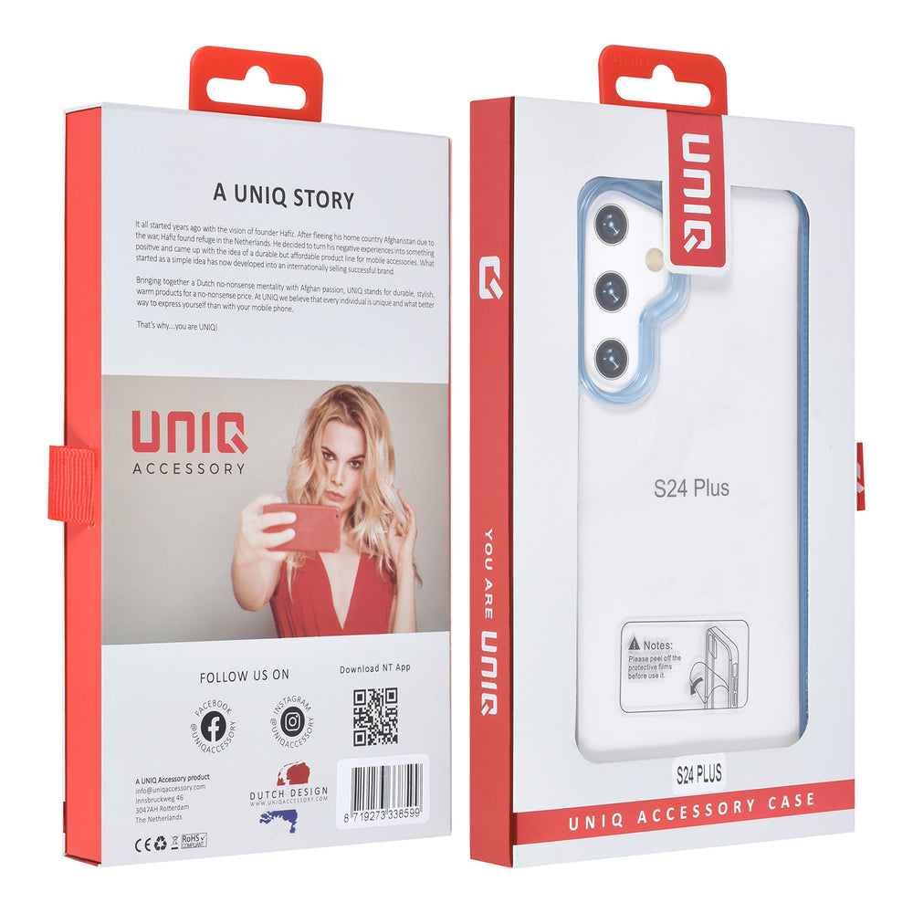 UNIQ Accessory Samsung Galaxy S24 Plus Backcover hoesje - Blauw-Hoesjes-Ilumina Benelux