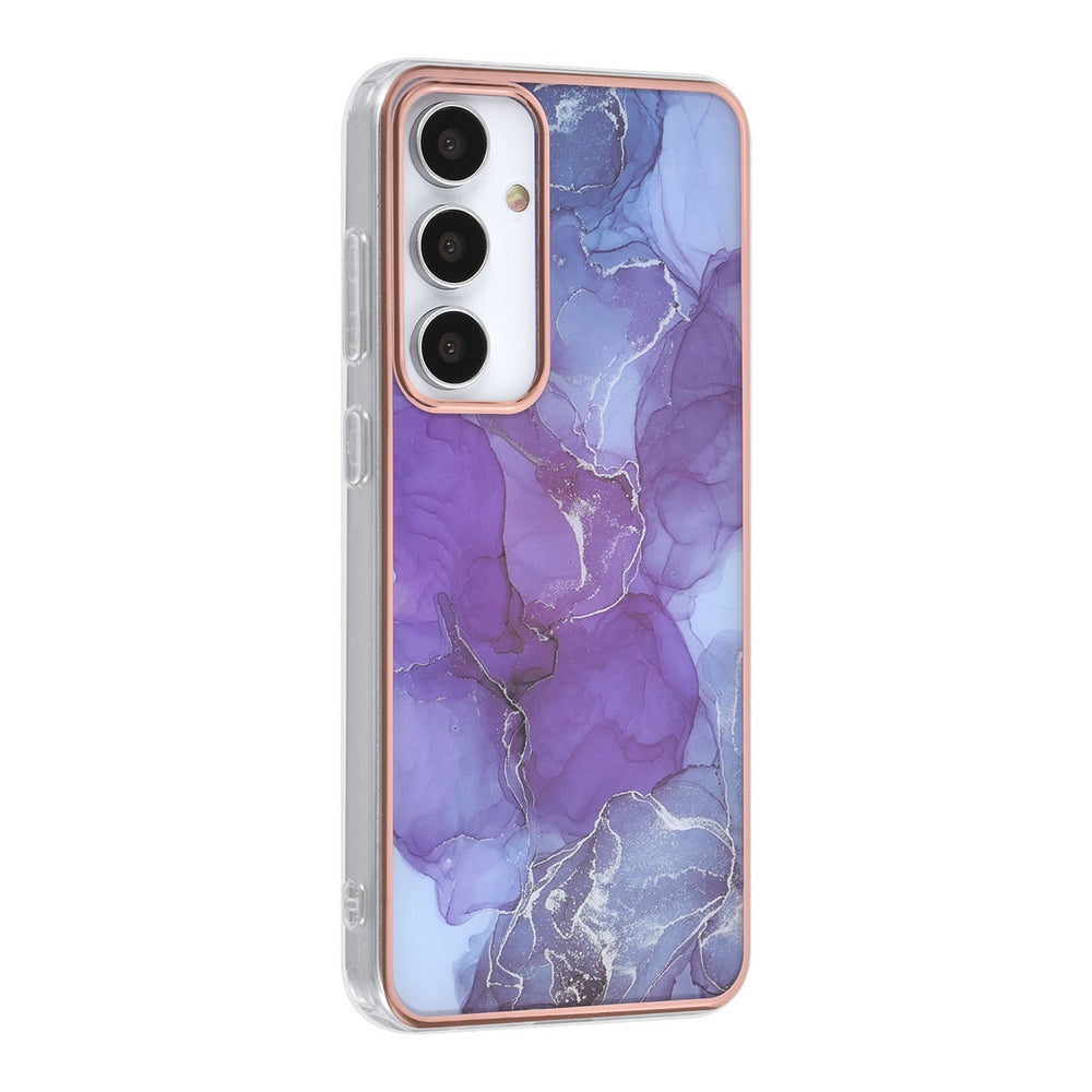UNIQ Accessory Samsung Galaxy S24 Plus Backcover hoesje - Marble Purple-Hoesjes-Ilumina Benelux