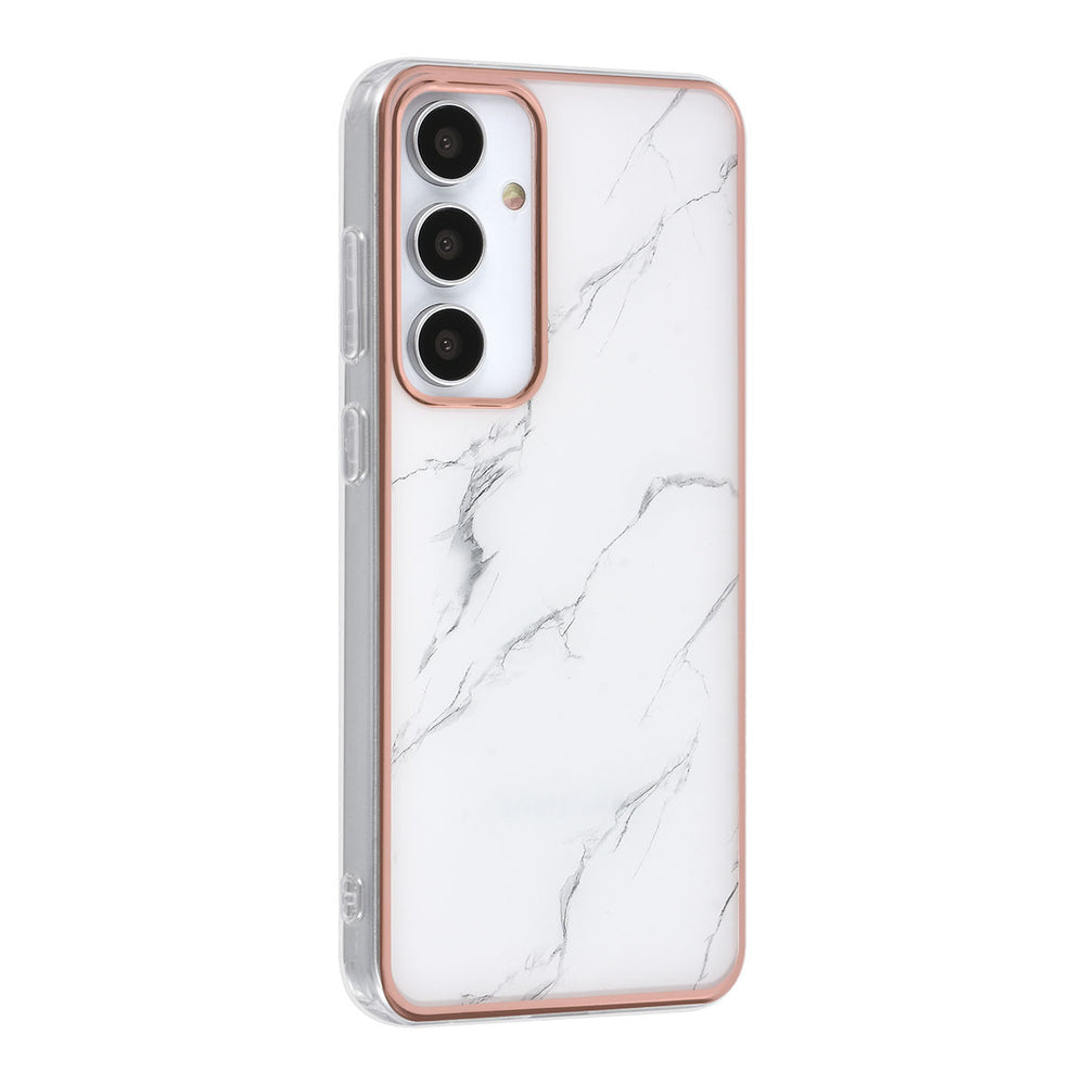 UNIQ Accessory Samsung Galaxy S24 Plus Backcover hoesje - Marble White-Hoesjes-Ilumina Benelux