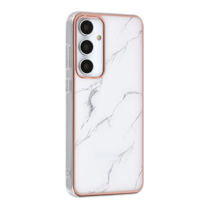 UNIQ Accessory Samsung Galaxy S24 Plus Backcover hoesje - Marble White-Hoesjes-Ilumina Benelux