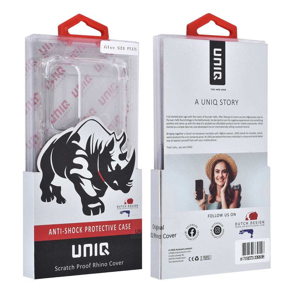 UNIQ Accessory Samsung Galaxy S24 Plus Backcover hoesje - Transparant - Antishock-Hoesjes-Ilumina Benelux