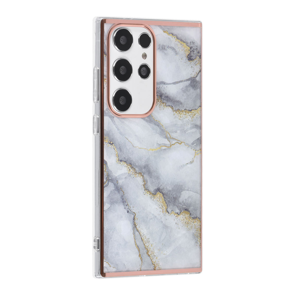 UNIQ Accessory Samsung Galaxy S24 Ultra Backcover hoesje - Marble Grey-Hoesjes-Ilumina Benelux