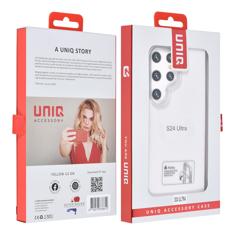 UNIQ Accessory Samsung Galaxy S24 Ultra Backcover hoesje - Wit-Hoesjes-Ilumina Benelux
