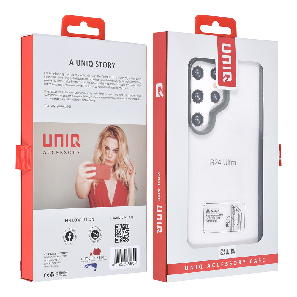 UNIQ Accessory Samsung Galaxy S24 Ultra Backcover hoesje - Zwart-Hoesjes-Ilumina Benelux