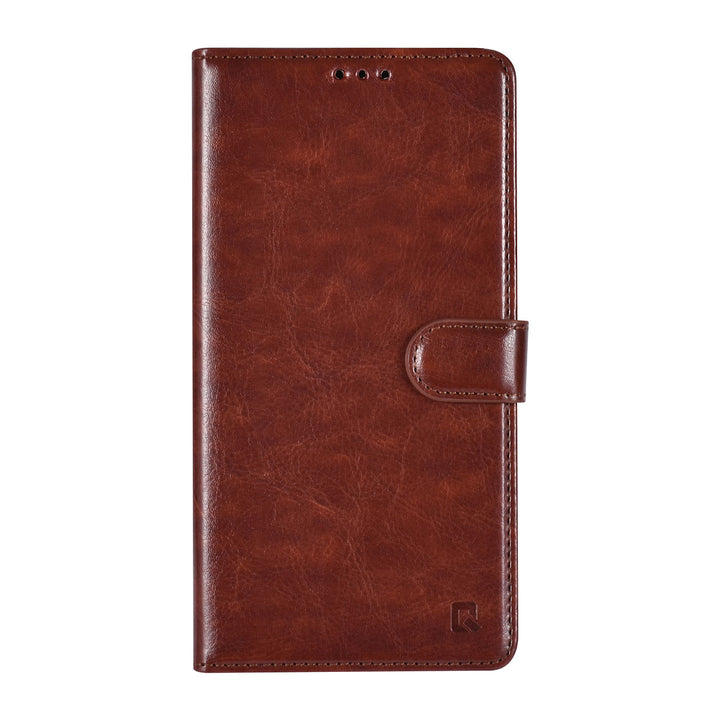 UNIQ Accessory Samsung Galaxy S24 Ultra Book Case hoesje 3 pasjeshouder - Bruin-Hoesjes-Ilumina Benelux