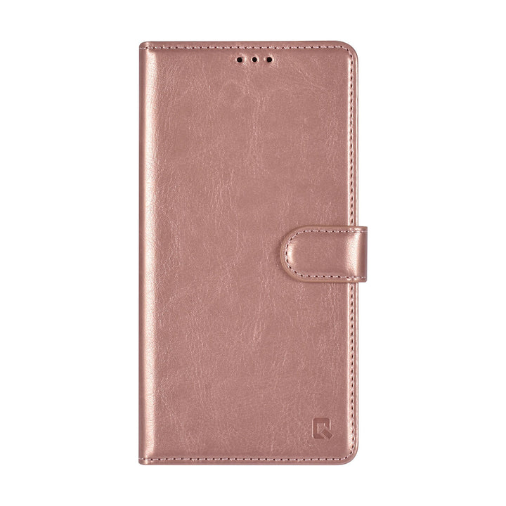 UNIQ Accessory Samsung Galaxy S24 Ultra Book Case hoesje 3 pasjeshouder - Rose Gold-Hoesjes-Ilumina Benelux
