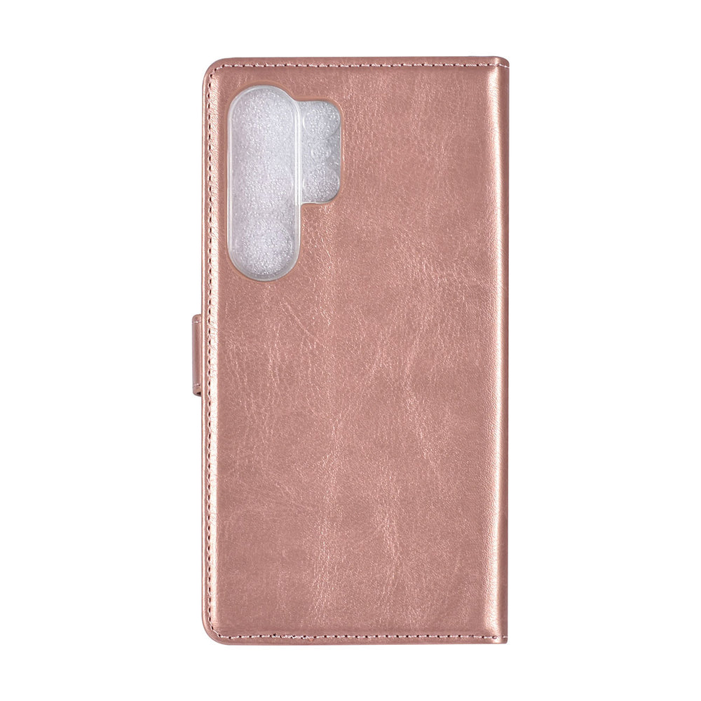 UNIQ Accessory Samsung Galaxy S24 Ultra Book Case hoesje 3 pasjeshouder - Rose Gold-Hoesjes-Ilumina Benelux