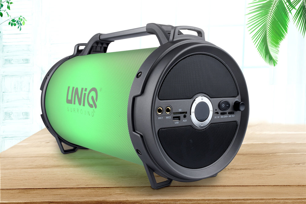UNIQ Accessory Tune Bluetooth Speaker (Karaoke LED Show) - Grijs-Speakers-Ilumina Benelux