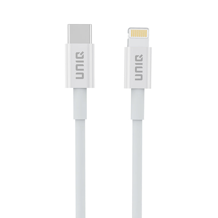 UNIQ Accessory Type-C naar Lightning Kabel - 20cm - Wit-USB-Kabels-Ilumina Benelux