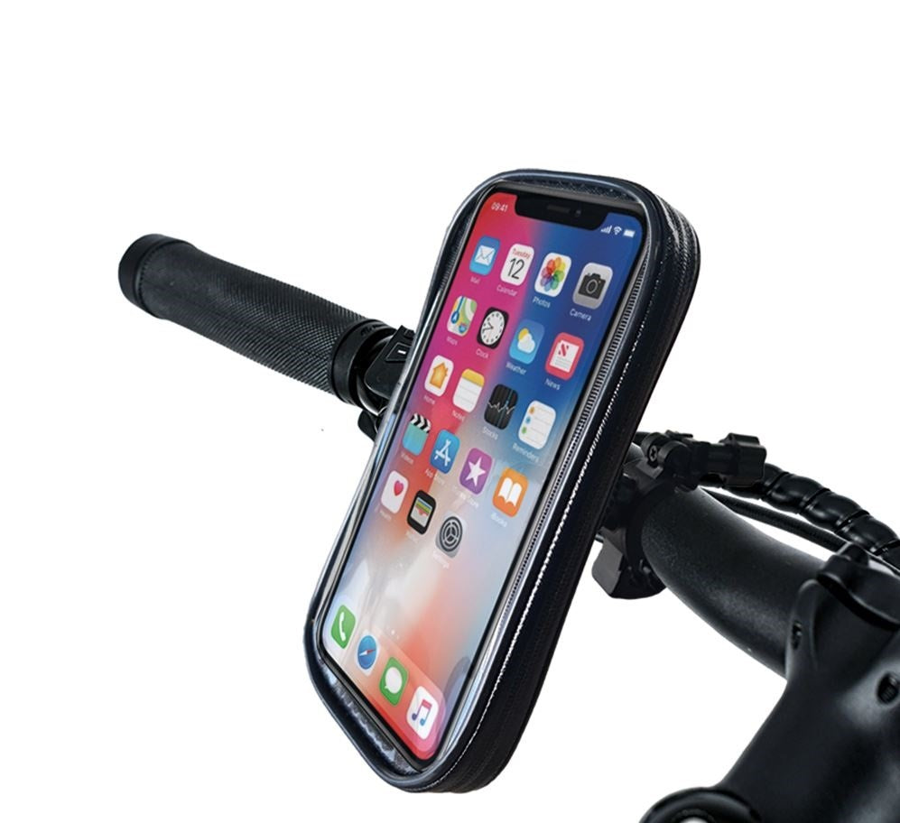 UNIQ Accessory Weerbestendige Fietshouder 6.5 inch - Zwart-Telefoonhouders-Ilumina Benelux