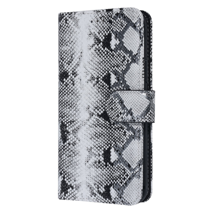 UNIQ Accessory Zwart en Wit Slangenleer hoesje voor iPhone 11 Pro - Book Case-Hoesjes-Ilumina Benelux