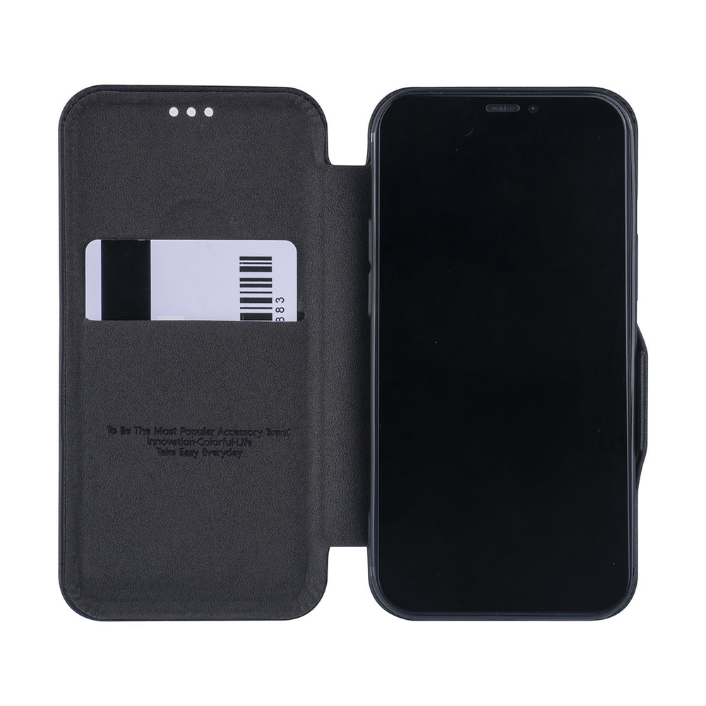UNIQ Accessory Zwart hoesje iPhone 12 Mini - Book Case-Hoesjes-Ilumina Benelux