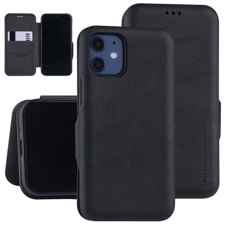 UNIQ Accessory Zwart hoesje iPhone 12 Mini - Book Case-Hoesjes-Ilumina Benelux