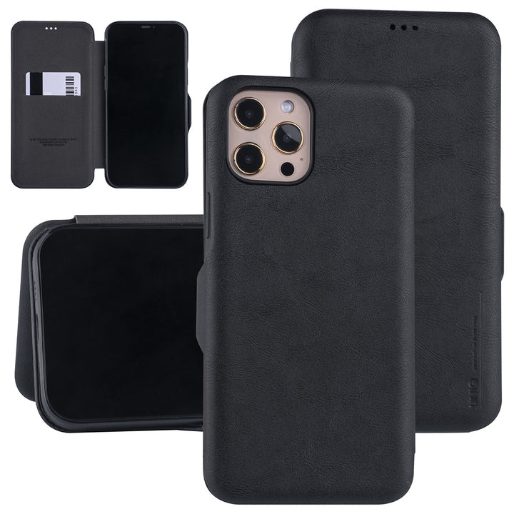 UNIQ Accessory Zwart hoesje iPhone 12 Pro Max - Book Case-Hoesjes-Ilumina Benelux