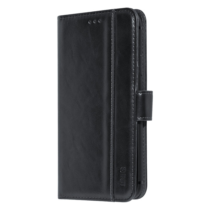 UNIQ Accessory Zwart hoesje iPhone Xs Max - Book Case - Zachte huid-Hoesjes-Ilumina Benelux