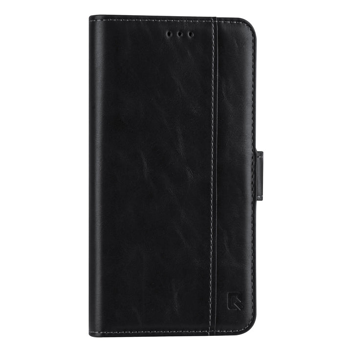 UNIQ Accessory Zwart hoesje voor iPhone 13 & 14 - Book Case - Pasjeshouder voor 3 pasjes - Magneetsluiting-Hoesjes-Ilumina Benelux