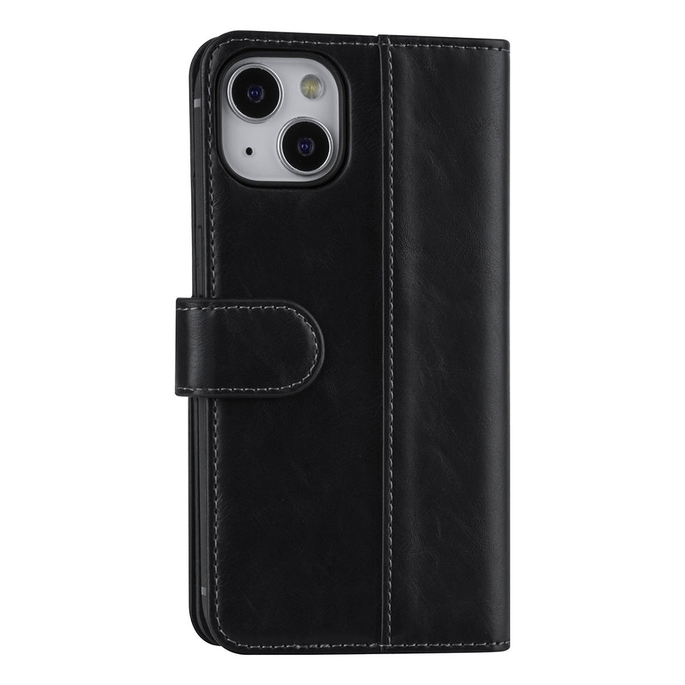 UNIQ Accessory Zwart hoesje voor iPhone 13 & 14 - Book Case - Pasjeshouder voor 3 pasjes - Magneetsluiting-Hoesjes-Ilumina Benelux