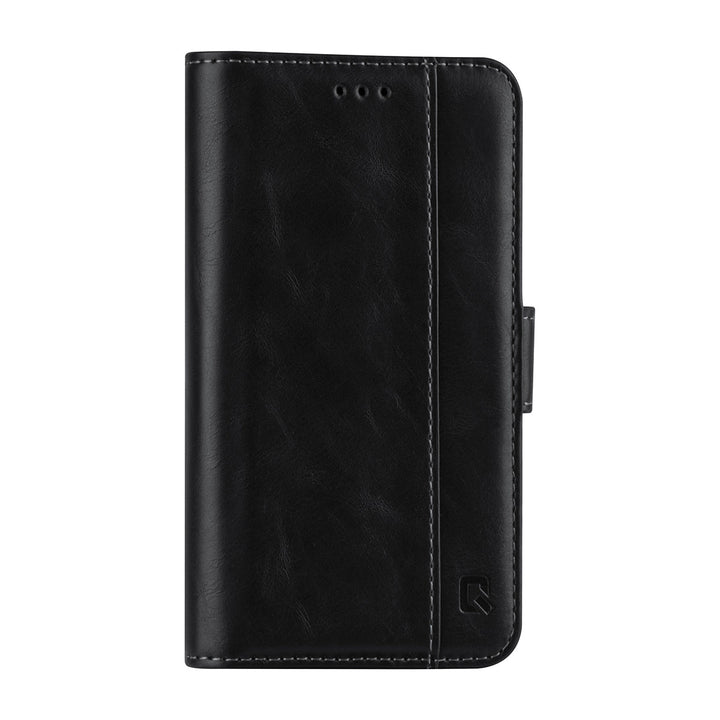 UNIQ Accessory Zwart hoesje voor iPhone 13 Mini - Book Case - Pasjeshouder 3x - Magneetsluiting-Hoesjes-Ilumina Benelux