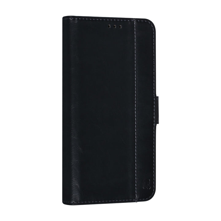 UNIQ Accessory Zwart iPhone 14 Pro Booktype Pasjeshouder voor 3 pasjes - Magneetsluiting-Hoesjes-Ilumina Benelux