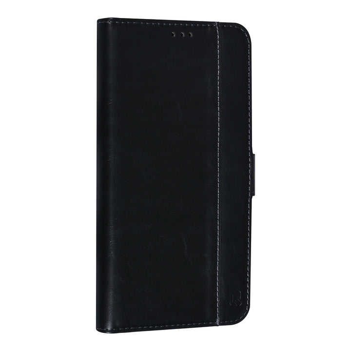 UNIQ Accessory Zwart iPhone 14 Pro Max Booktype Pasjeshouder voor 3 pasjes - Magneetsluiting-Hoesjes-Ilumina Benelux